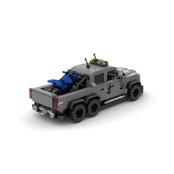 MOC-42826 國產套裝美劇極速60秒福特猛禽車模型益智拼插積木男孩