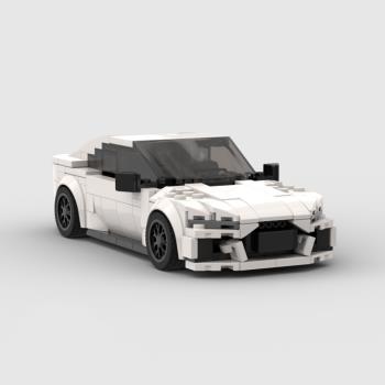 樂高RS7西裝暴徒模型格車積木