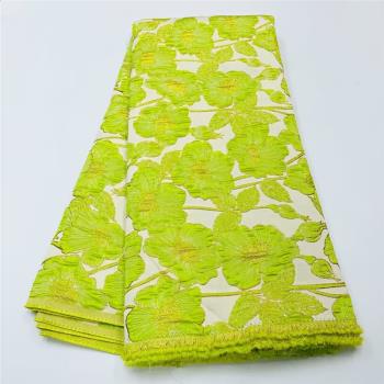 5 yards Organza 2022年廠家直銷新款歐根紗提花布料非洲服裝面料