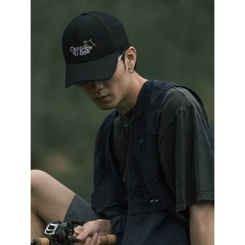 FLOAT ULINE滑板cityboy棒球帽百搭刺繡鴨舌帽街頭嘻哈男女日系