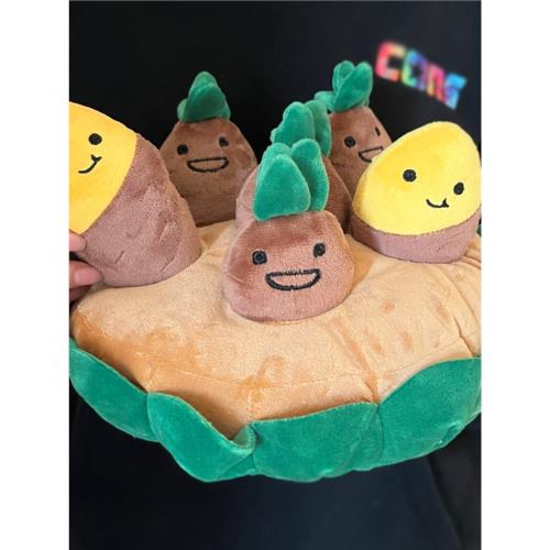 此木家 ins韓國拔地瓜番薯套裝寵物藏食益智發聲玩具泰迪比熊柴犬