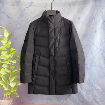 一線品牌立領中長款休閑羽絨服