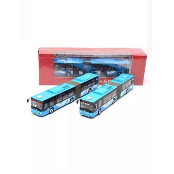 北京公交1:64福田歐輝祥雲5路公共汽車新能源BJ6160巴士合金模型