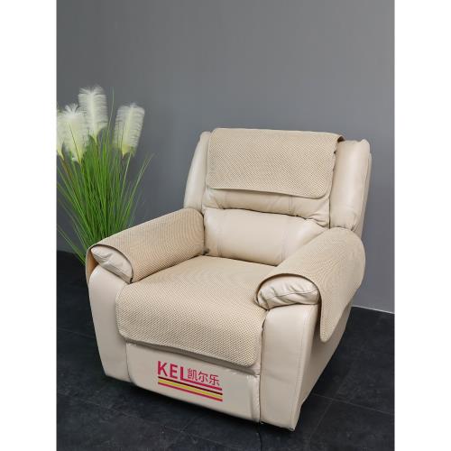 電動沙發墊歐式簡約單人位沙發客廳真皮定制防滑坐墊高檔四季通用