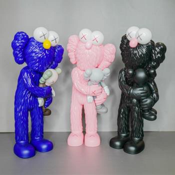 mand kaws take BFF芝麻街公仔手辦模型玩偶玩具潮流潮牌擺件潮玩