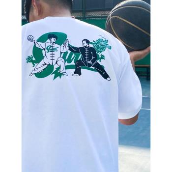 Swish短袖男純棉訓練服美式籃球