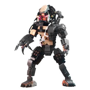 MOC-40667益智男孩拼裝積木異形鐵血戰士捕食者模型玩具禮物套裝