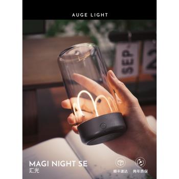 磁吸臥室電競床頭裝飾小夜燈