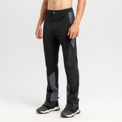 春夏速干褲男戶外彈力輕薄透氣吸濕快干防曬徒步登山釣魚運動長褲