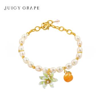 Juicy Grape淡水珍珠柑橘梔子花
