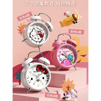 凱蒂貓zgo正港女孩大音量小鬧鐘