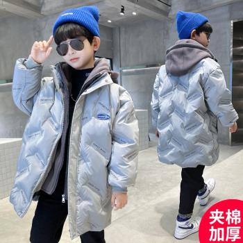 中長款兒童加厚洋氣羽絨韓版棉服