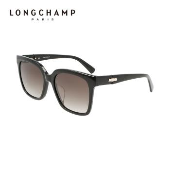 【太陽鏡】LONGCHAMP瓏驤 個性時尚墨鏡女款韓版遮陽眼鏡LO723SLB