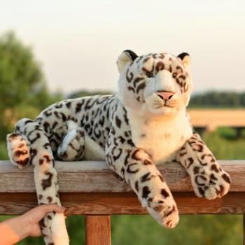 模擬雲豹花豹模擬豹子雪豹 clouded leopard毛絨玩具動物公仔玩偶