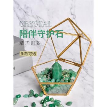 天然水晶標本手鏈收納盒小碎石