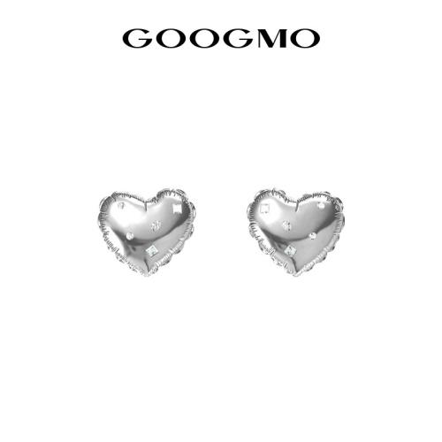 【趙馨玥同款】GOOGMO告白氣球系列愛心耳釘小眾設計感氣質耳飾女