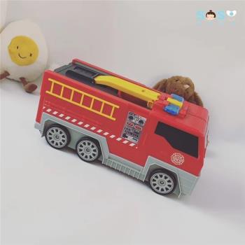 [SOSO全球]德國DICKIETOYS大型消防車組合套裝 兒童軌道汽車玩具