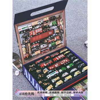 [SOSO全球]凱卡西合金車回力慣性小汽車模型兒童玩具禮盒締造者31