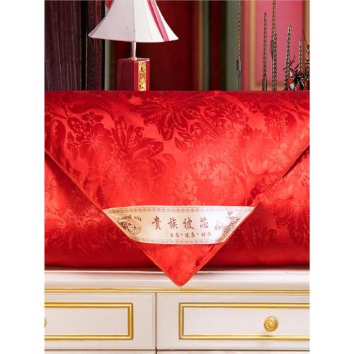 結婚用的喜被子桑蠶絲婚慶被子夏涼被陪嫁送禮婚被粉紅色太空冬被