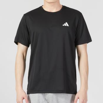 Adidas阿迪達斯短袖男2023夏季新款運動服半袖圓領透氣T恤HR8728