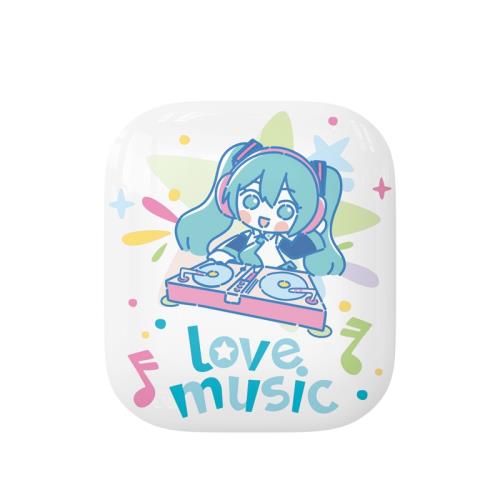 初音未來色彩節拍無線耳機幸運石正版周邊航空鋁材miku藍牙耳機
