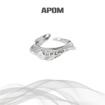 APOM桎梏原創925純銀開口戒指