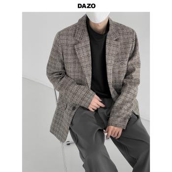 DAZO港風復古休閑秋季西裝外套