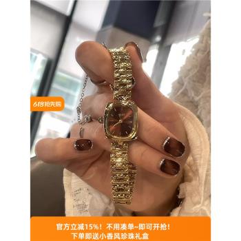 小金錶女生小眾輕奢女士機械表中古手錶女名牌正品2025年新款女款