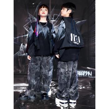 爵士舞女童嘻哈hiphop少兒表演服