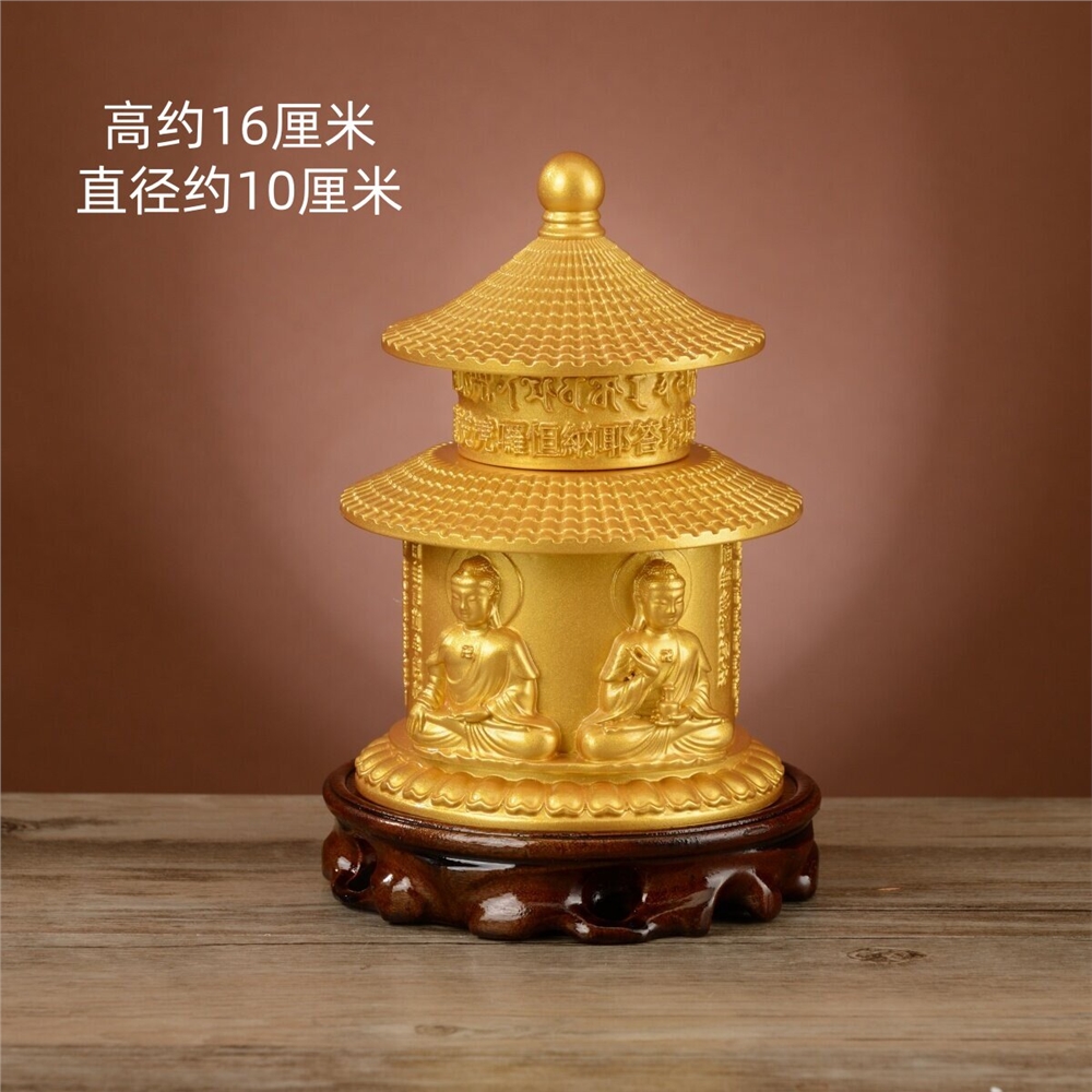 銅多寶塔多寶如來佛像釋迦牟尼佛像法華塔舍利塔家居佛堂供奉擺件|裝飾