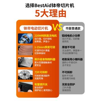 BestAid缽帝家用電動切肉片機