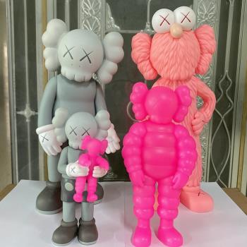 mand kaws family整套潮牌公仔玩偶手辦模型周邊禮物擺件潮玩裝飾