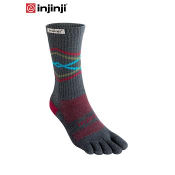 injinji高筒徒步登山防水五指襪