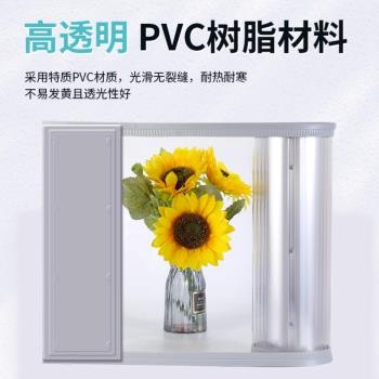 冷氣防水食堂商業門市皮簾子空調防風門口擋風門簾透明廚房店面
