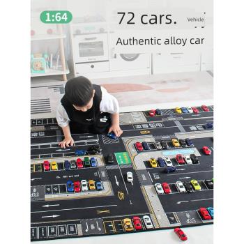 1:64合金小汽車套裝各類跑車模擬玩具車模型兒童男孩生日禮物男童