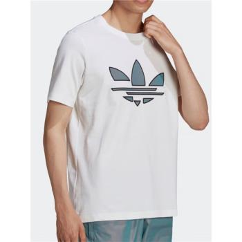 Adidas阿迪達斯三葉草男裝半袖運動服舒適透氣T恤H41402