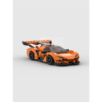 創意國產speed8格車moc-78010阿波羅IE Apollo高難度男生汽車模型