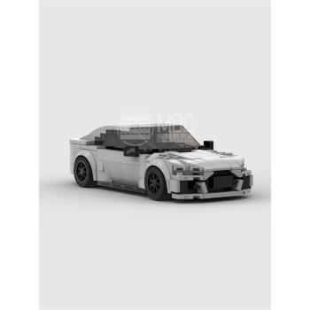 【西裝暴徒】moc積木玩具創意國產拼裝奧迪RS7跑車模型speed8格車
