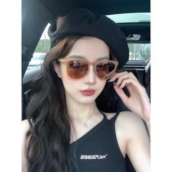 網紅折疊女可配近視度數墨鏡