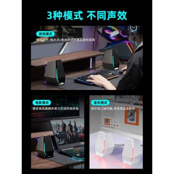 漫步者g1500電腦音響臺式家用桌面藍芽usb小音箱有線遊戲電競專用