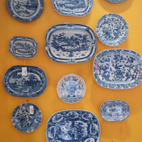 古典家居飾品擺件歐式新房軟裝仿古青花瓷裝飾掛盤壁飾墻飾1180