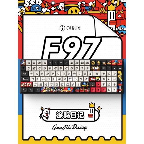 IQUNIX 鋁廠F97三模無線藍牙機械鍵盤鋁坨坨無畏契約游戲辦公通用