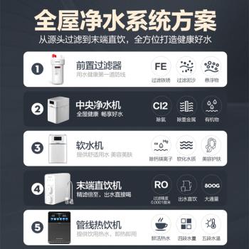 GOOTHO廚下2噸軟水機家用除垢全屋凈水系統中央凈水機凈水器家用