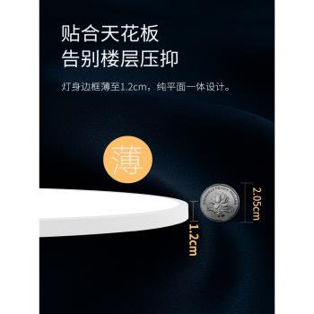 yeelight全光譜智能LED吸頂燈超薄護眼簡約臥室兒童房間燈具米家