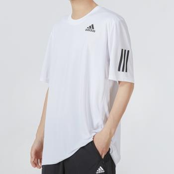 Adidas阿迪達斯短袖男訓練健身運動服透氣快干T恤圓領上衣HP1999