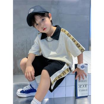 polo短袖時髦酷帥衣服男孩夏裝