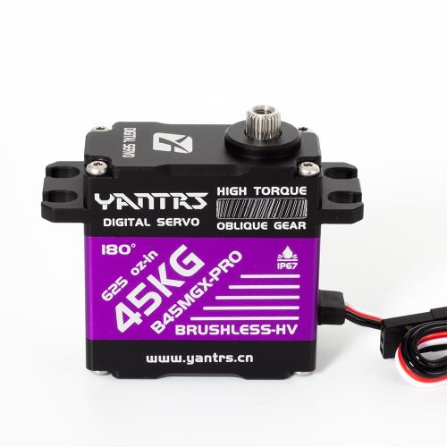 YANTRS言創45KG PRO無刷防水8.4V高壓舵機全鋼斜齒180高速大扭矩