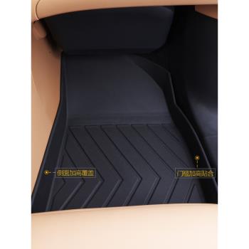 專用於長城坦克300 500 5/7座400 700Hi4-T新能源防水tpe汽車腳墊