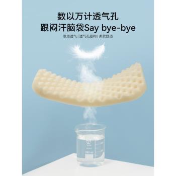 思博兒SK嬰兒枕頭矽膠枕兒童透氣排濕寶寶枕四季枕1歲以上禮盒裝