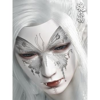 魂作物古風面具全臉男廢土賽博蒸汽朋克萬聖恐怖道具惡魔鬼假面罩